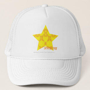 Damask Yellow-Sinaasappel 3 Trucker Pet