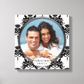 Damask Your Photo Wrapped Canvas (Voorkant)