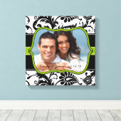 Damask Your Photo Wrapped Canvas (Insitu (Houten vloer))