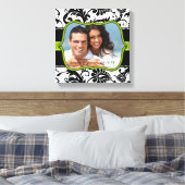Damask Your Photo Wrapped Canvas (Insitu (Slaapkamer))