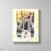 Damask Your Photo Wrapped Canvas (Voorkant)