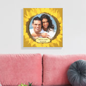 Damask Your Photo Wrapped Canvas Afdruk (Insitu (Woonkamer))