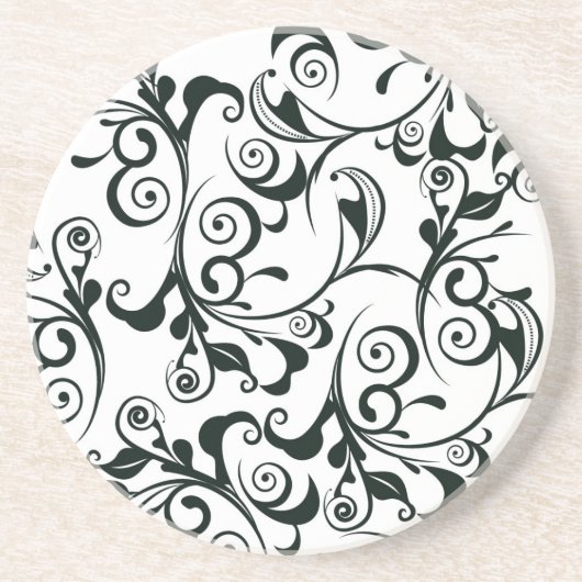 Damask Zandsteen Onderzetter (Voorkant)