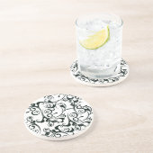 Damask Zandsteen Onderzetter (Zijkant)