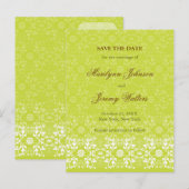 Damask zwaait Limoen sparen het Briefkaart van de  (Voorkant / Achterkant)