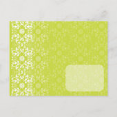 Damask zwaait Limoen sparen het Briefkaart van de  (Achterkant)