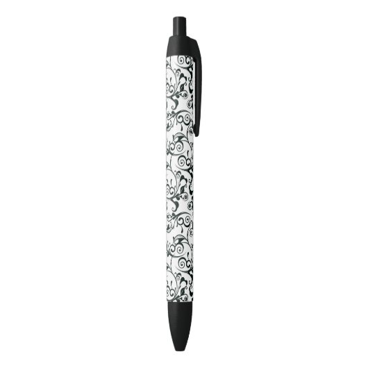 Damask Zwarte Inkt Pen (Achterkant (Verticaal))