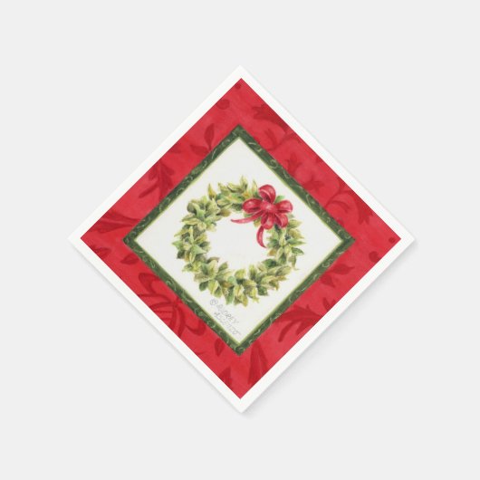 Damaskerst Wreath Napkins Servet (Hoek)