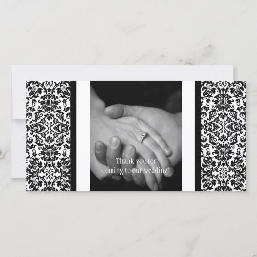 Damaskfoto bedankkaart (Voorkant)