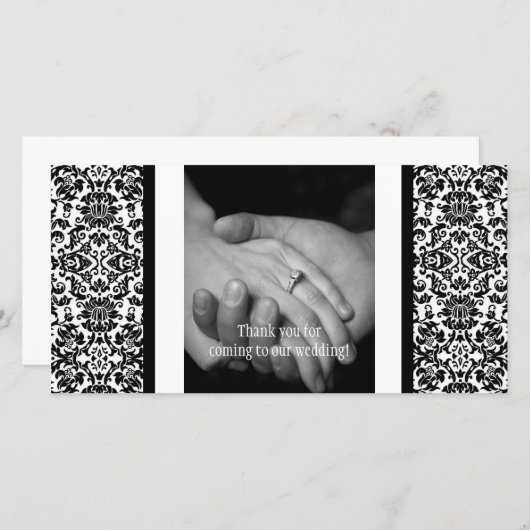 Damaskfoto bedankkaart (Voorkant / Achterkant)