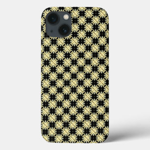 Damaskish Yellow Black Geometric Pattern iPhone 6 Case-Mate iPhone Case