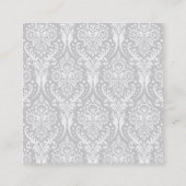 DAMASKPATROON eenvoudig modern  mama contact Contactkaartje (Achterkant)