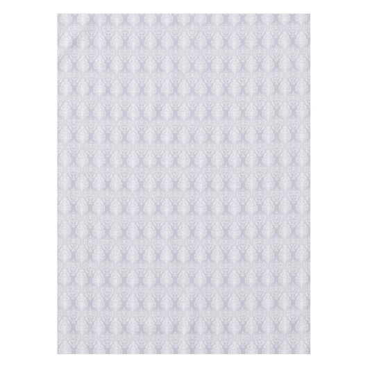 Damaslicht blauw tafelkleed (Voorkant)