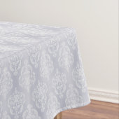 Damaslicht blauw tafelkleed (Voorbeeld)