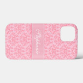 Damaslicht roze kangaroo paw patroon Case-Mate iPhone case (Achterkant (horizontaal))