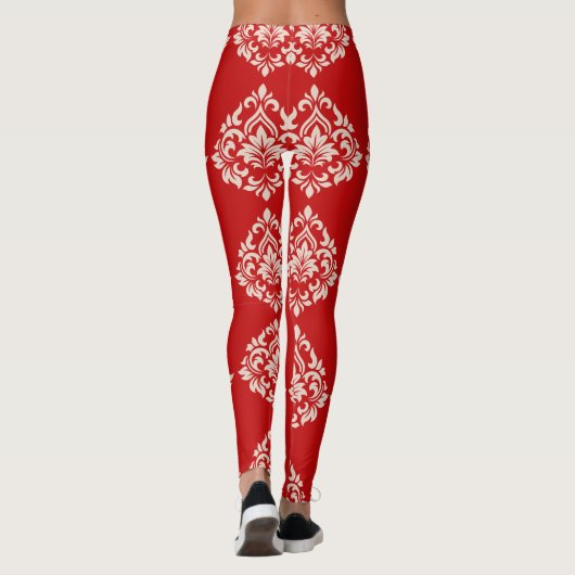 Damasontwerp Leggings (Achterkant)