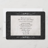 Damasontwerp met schroefrand kaart (Achterkant)