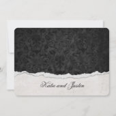 Damasontwerp met schroefrand kaart (Voorkant)