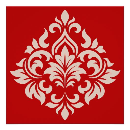 Damasontwerp Perfect Poster (Voorkant)