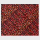 Damaspakpapier met  draaimolens cadeaupapier (Vlak)