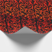 Damaspakpapier met  draaimolens cadeaupapier (Hoek)