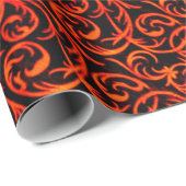 Damaspakpapier met  draaimolens cadeaupapier (Rol Hoek)