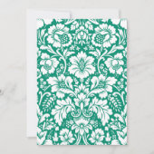 Damaspatroon 10 bedankkaart (Voorkant)