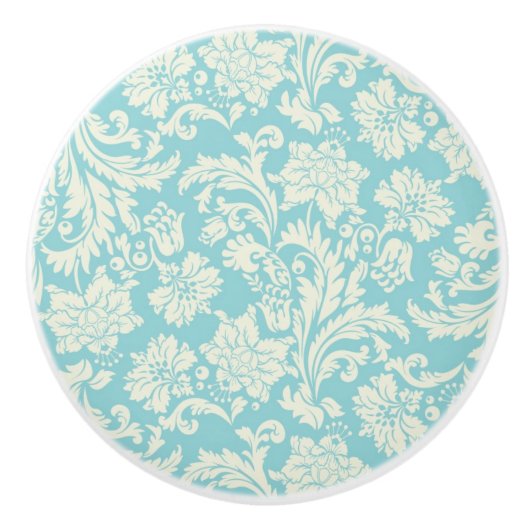 DamasPatroon 3 Keramische Knop (Voorkant)