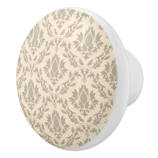 Damaspatroon 3 keramische knop (Rechts)