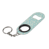 DamasPatroon 3 Sleutelhanger Flessenopener (Voorkant Gekanteld)