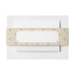 Damaspatroon 3 uitnodigingen wikkel