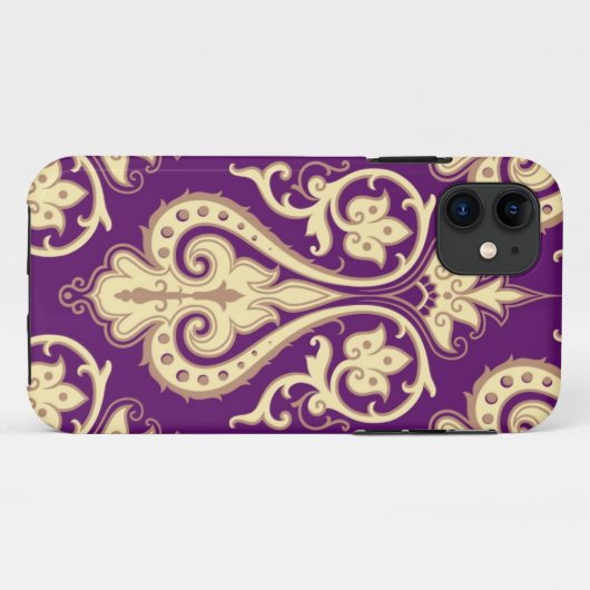 DamasPatroon 4 Case-Mate iPhone Case (Achterkant (horizontaal))