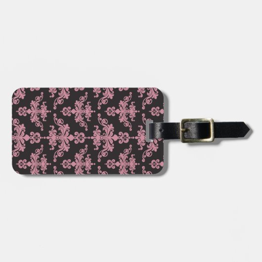 DamasPatroon 5 Bagagelabel (Voorkant horizontaal)