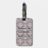 DamasPatroon 5 Bagagelabel (Achterkant verticaal)