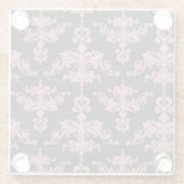 DamasPatroon 5 Glazen Onderzetter (Achterkant)