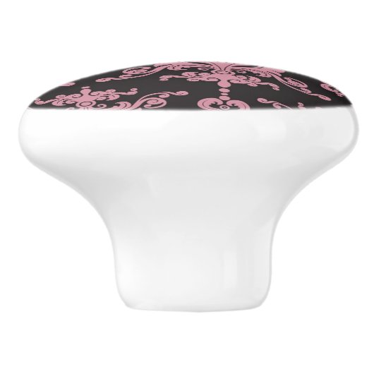 DamasPatroon 5 Keramische Knop (Zijkant)