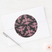 DamasPatroon 5 Ronde Sticker (Envelop)