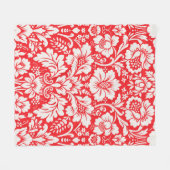 DamasPatroon 6 Fleece Deken (Voorkant (Horizontaal))