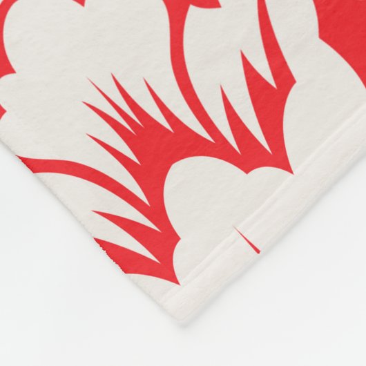 DamasPatroon 6 Fleece Deken (Hoek)