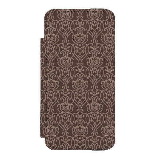 Damaspatroon 6 incipio iPhone portemonnee hoesje (Voorkant Agenda)