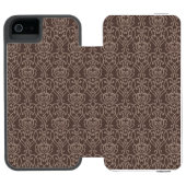 Damaspatroon 6 incipio iPhone portemonnee hoesje (Agenda Open)