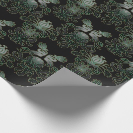  Damaspatroon Cadeaupapier (Hoek)
