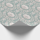Damaspatroon Cadeaupapier (Hoek)