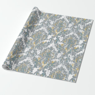 Damaspatroon Cadeaupapier