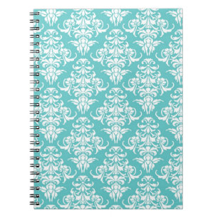 Damaspatroon  gaffelkamandelaar notitieboek
