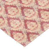 Damaspatroon in crème en rood Tafelkleed (Gekanteld)