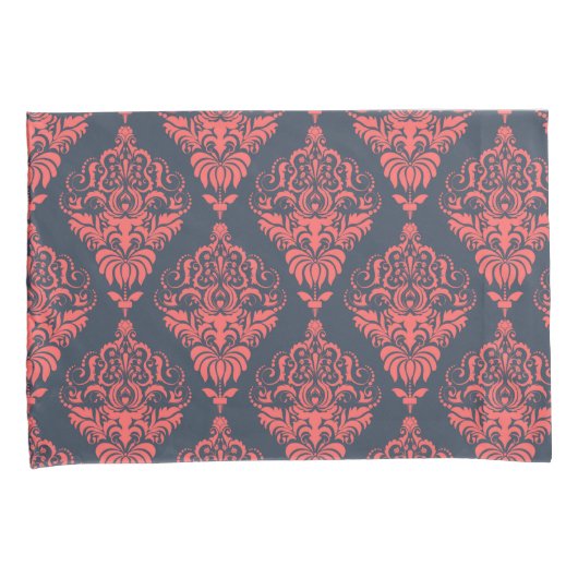 DamasPatroon Kussensloop (Voorkant-Rechts)