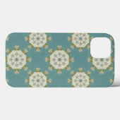 Damaspatroon met abstracte elementen Case-Mate iPhone case (Achterkant (horizontaal))