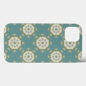 Damaspatroon met abstracte elementen Case-Mate iPhone case (Achterkant (horizontaal))