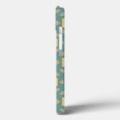 Damaspatroon met abstracte elementen Case-Mate iPhone case (Achterkant / Links)